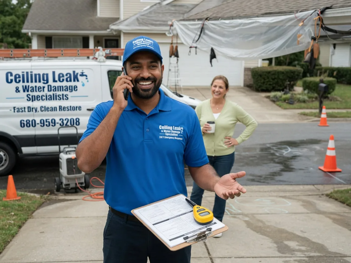 Ceiling Leak Cleanup Cambridge, OH FAQs